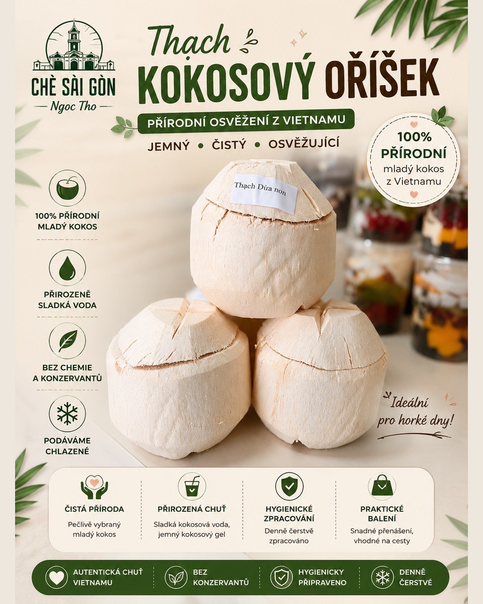 Kokosové želé
