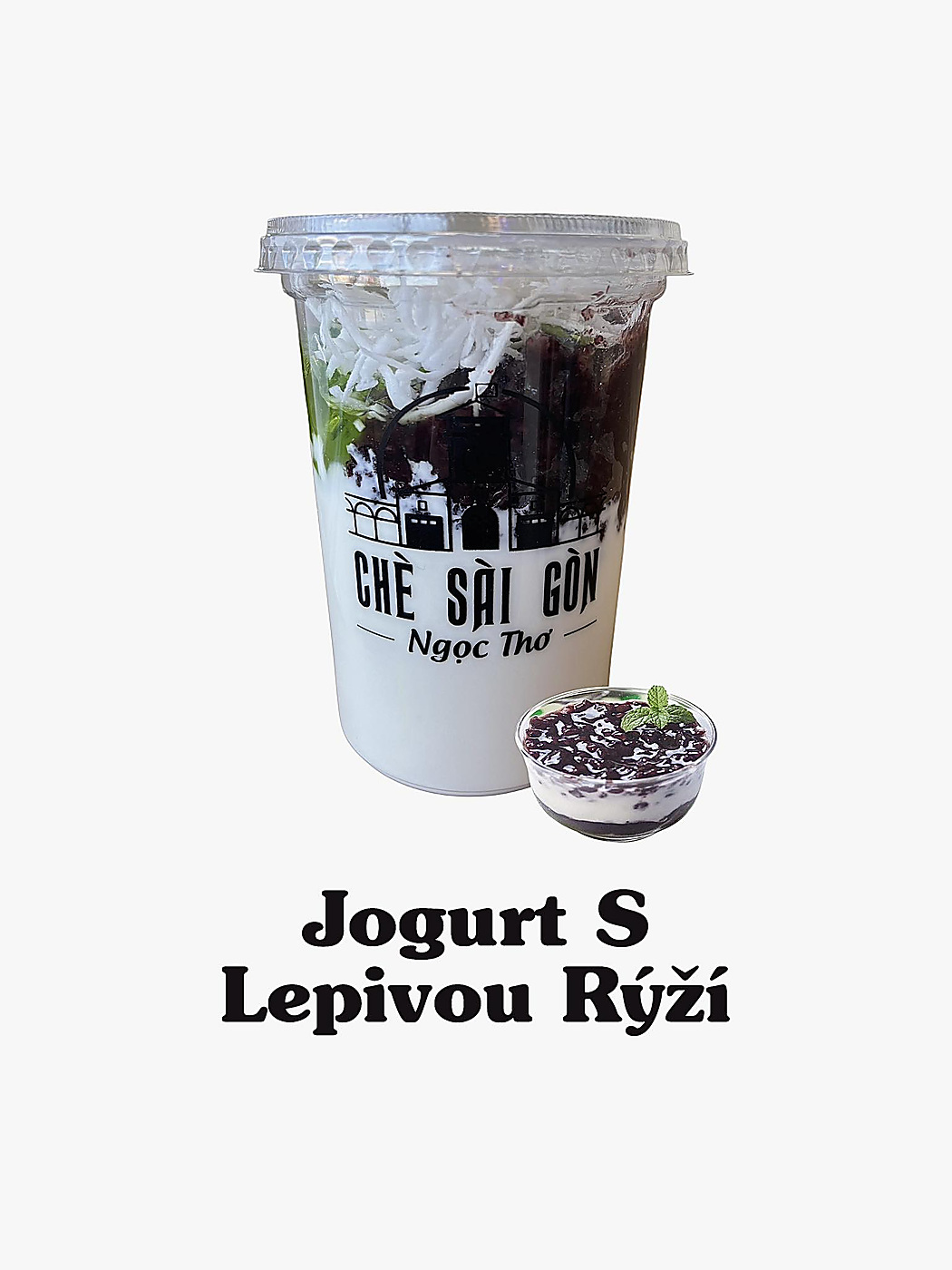 Jogurt s lepivou rýží