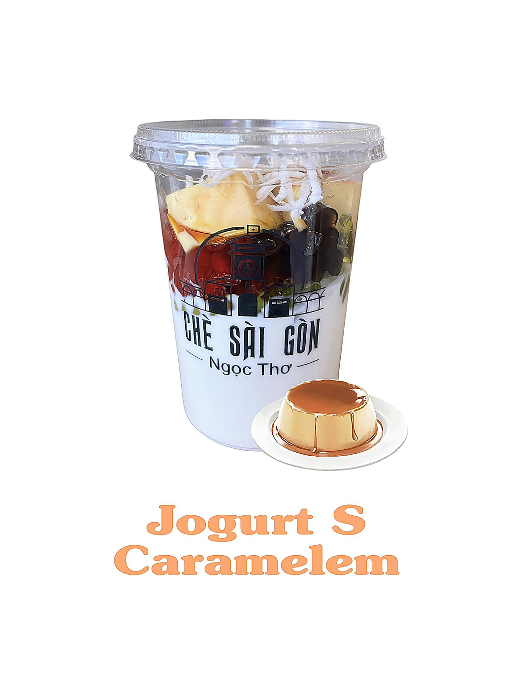 Jogurt s caramelem