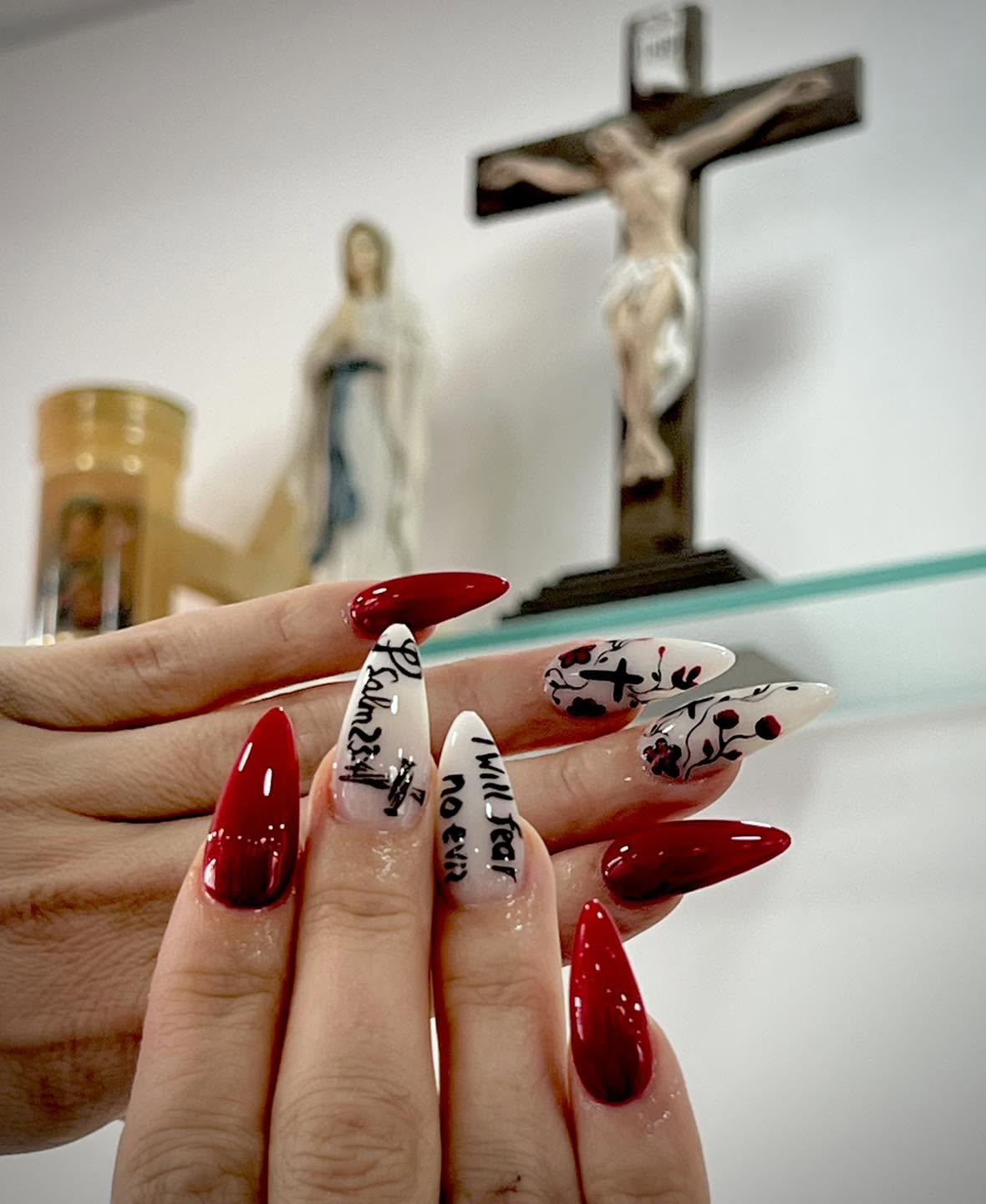 Classy Nails Shirley custom nail design