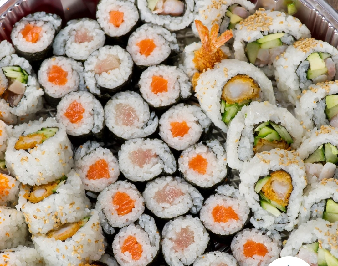 Große Sushi-Auswahl