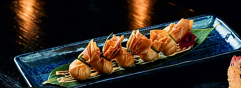 Gebackene Wantan aus der HANA Speisekarte