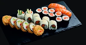 Menü Mix Lachs aus der HANA Speisekarte