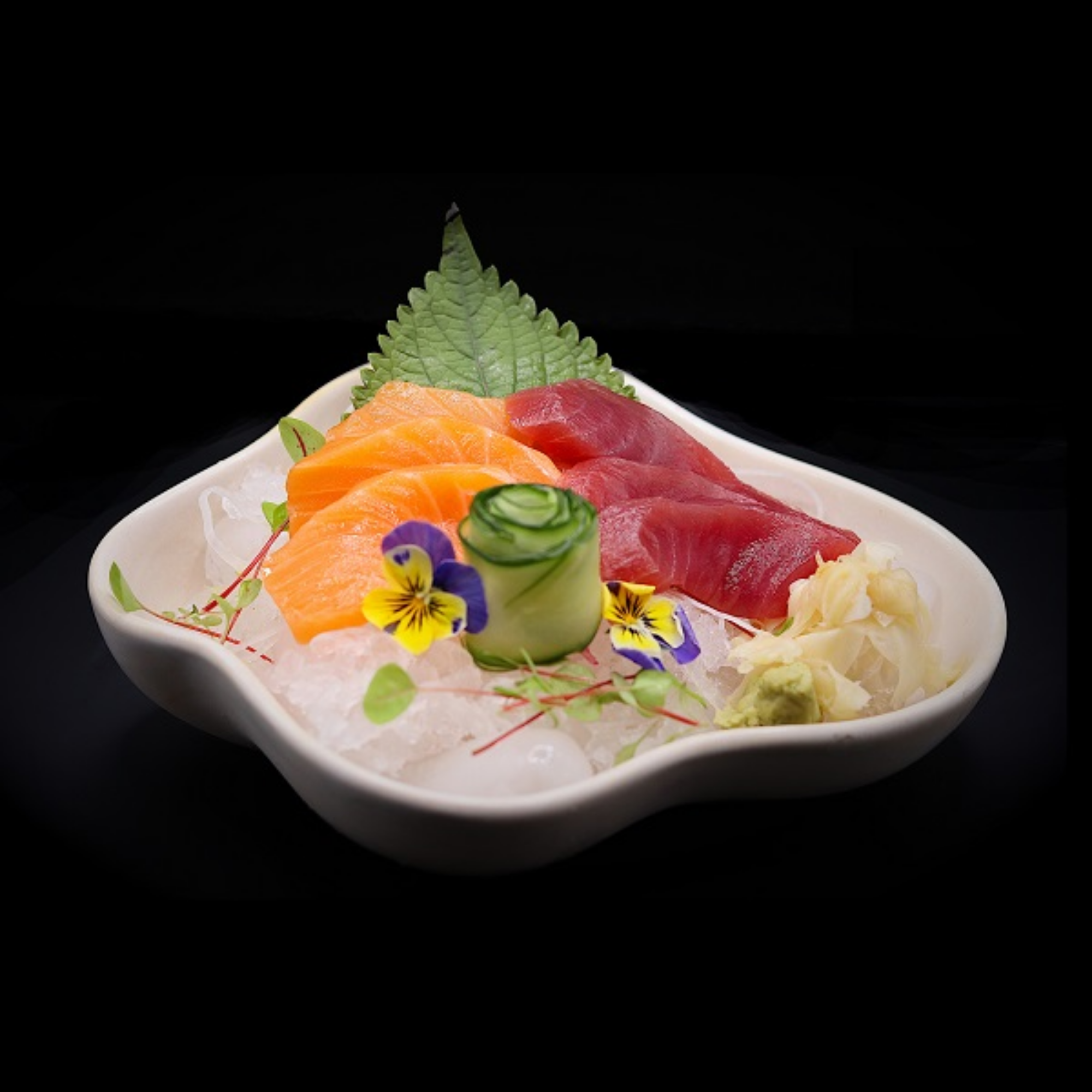Sake und Tuna Sashimi