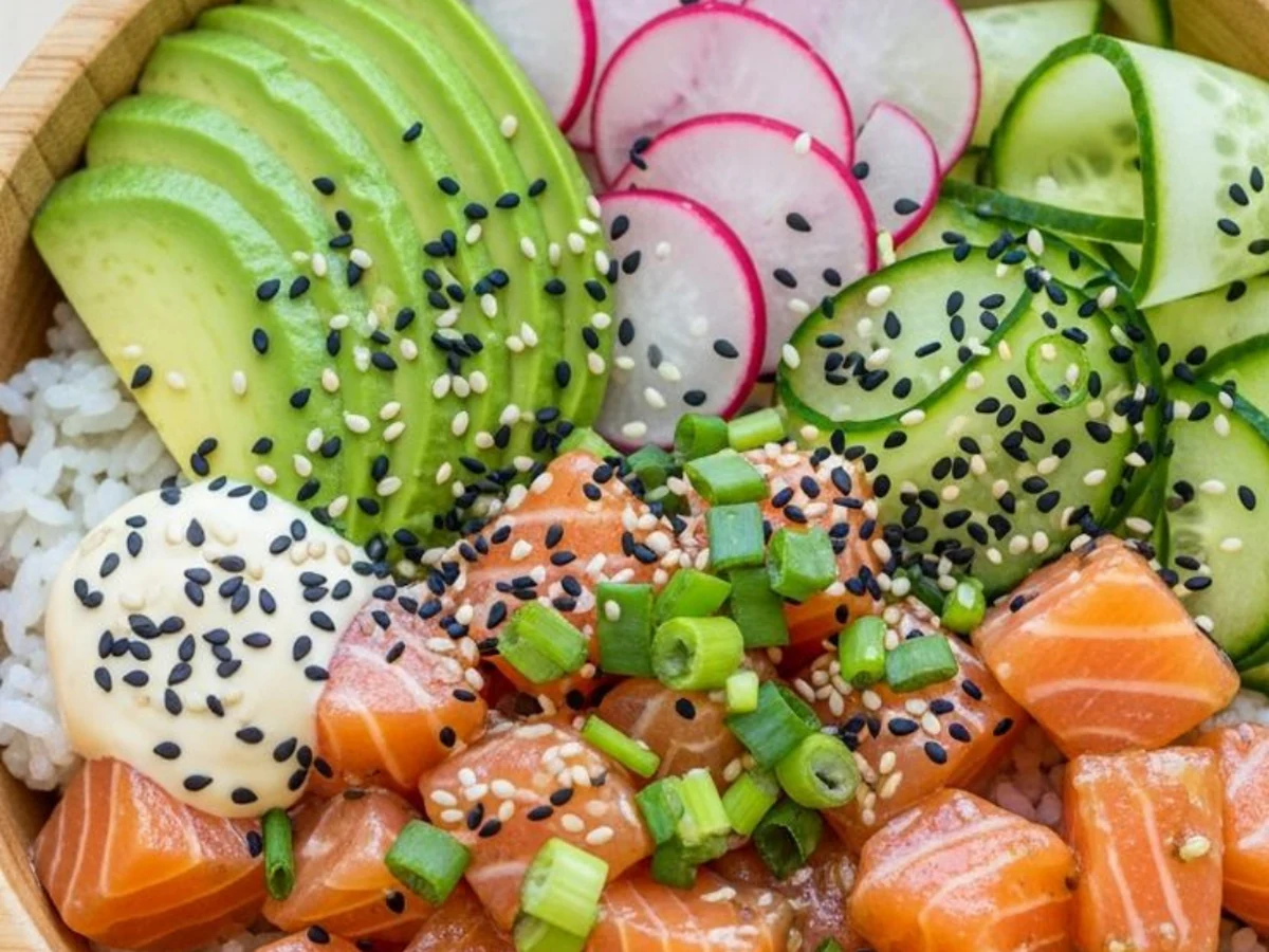 Sake Chirashi Sushi Bowl