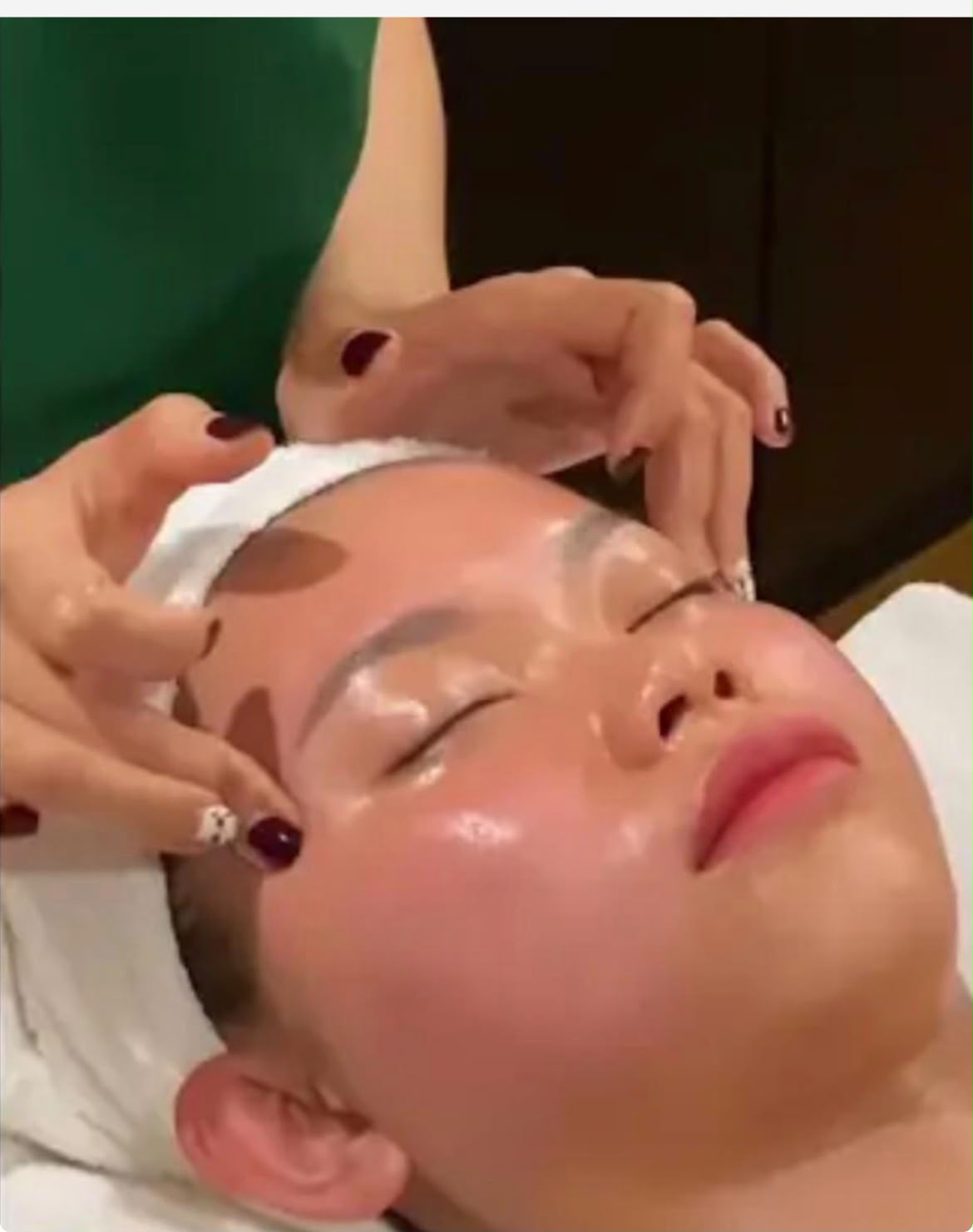 Blaues Nail Art Design