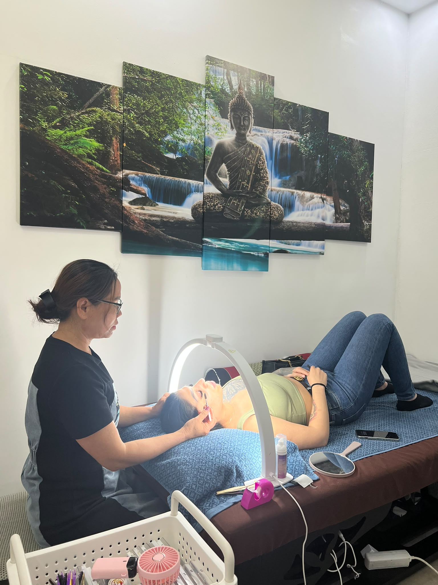 Pediküre-Behandlung im Salon