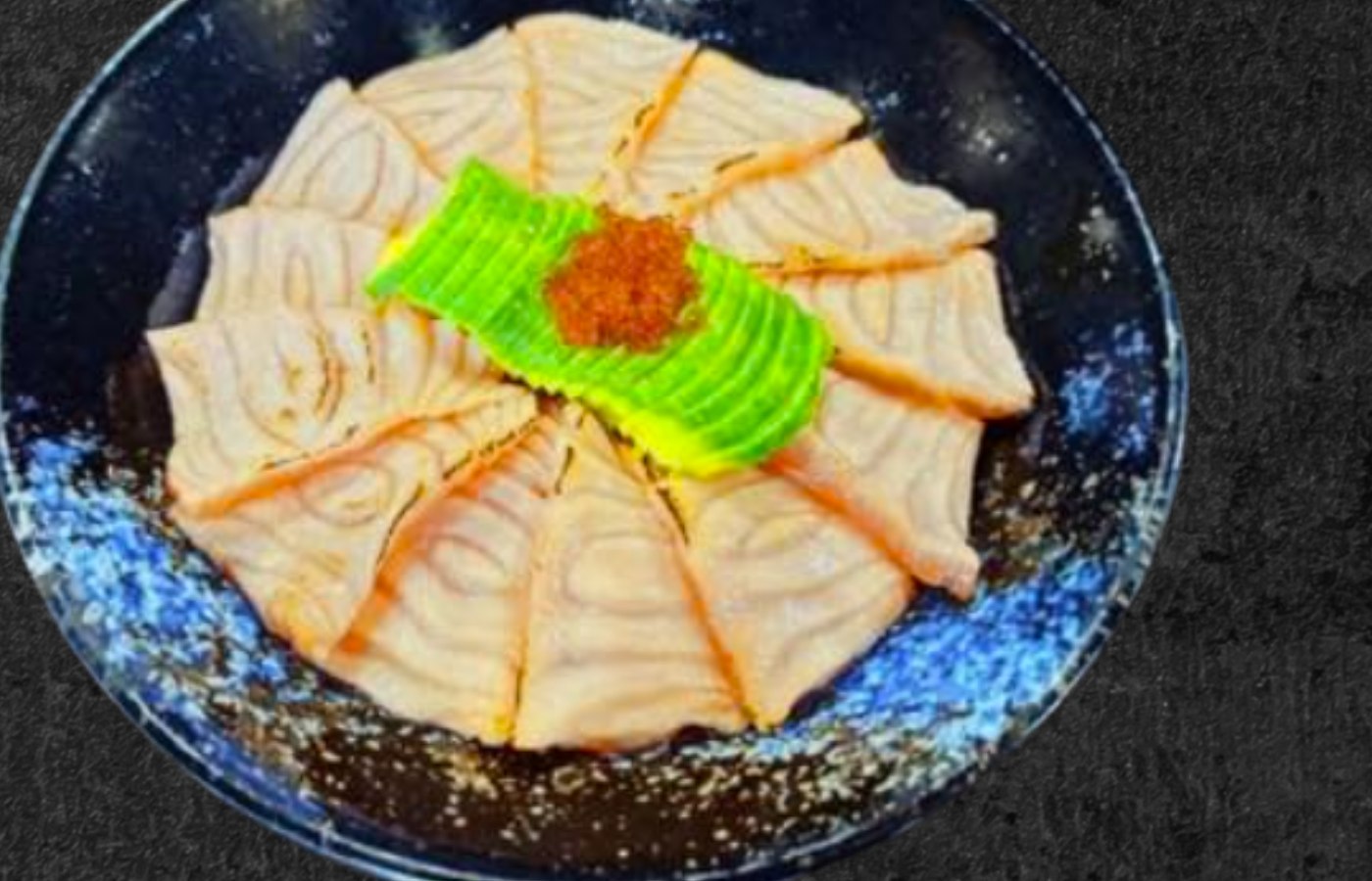Flambierter Sake Aburi Don