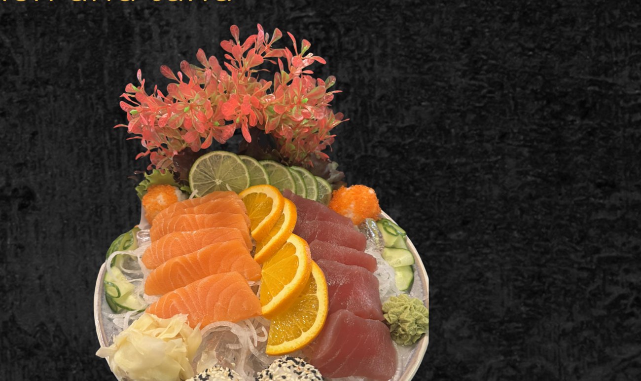 Gemischte Sashimi Platte