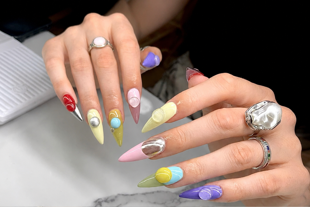 Nail art manicure