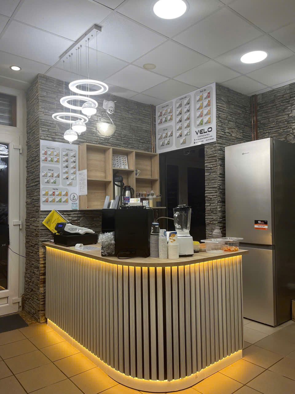 Velo coffee counter